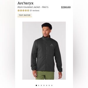 Mens Arc’teryx Atom Insulated Jacket